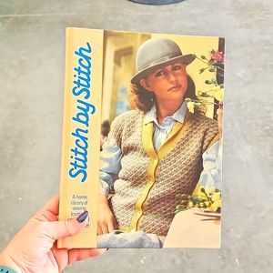 Vintage Stitch by Stitch 1984 Volume One Book of sewing, knitting, crochet